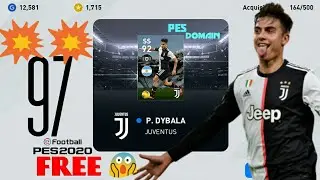 97 Rated DYBALA Free 😱💥 | Pes Domain | Pes 2020 Mobile
