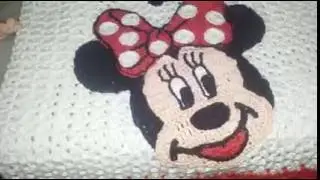 Minnie ou mickey em crochê parte 2 rosto