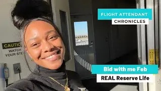 Bid with me February 2022 | REAL Reserve Life | Flight Attendant Chronicles 2021