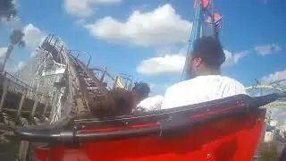 White Lightning POV | Back Row | Fun Spot Orlando