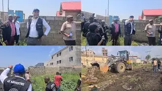N’SELE : LÉON MULUMBA DÉCIDE DE 5 JOURS DE DÉMOLITIONS DES CONSTRUCTIONS ANARCHIQUES, ASSAINISSEMENT