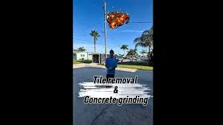 How to remove ceramic tile from floor☀️ | Beach House Tile Removed 👍 #team #waterfront 