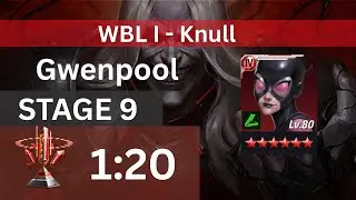 Marvel Future Fight | Gwenpool VS Knull in WBL Stage 9