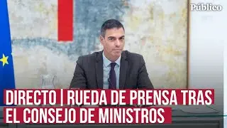 Pedro Sánchez comparece tras el Consejo de Ministros que aprueba varias ayudas por la DANA
