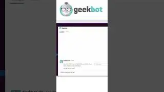 Save your precious time with Geekbot. #30dayschallenge #technology