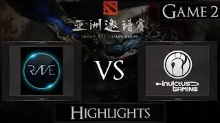 Rave vs Invictus Gaming Highlights | Dota 2 Asia Championship 2015
