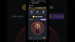 Today Hamster Kombat daily clipper code #youtubeshorts #bitcoinbinance #motivation #bitcoinexchange