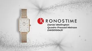 Daniel Wellington Quadro Pressed Melrose DW00100431 обзор часов - KronosTime.RU