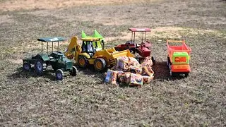 Mini Tractor & Dump Truck Toys Collection | Kids Fun Video