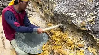 Gold crazy 😱 : Gold prospecting ⚒️💎