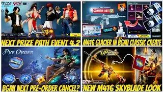 4.2 NEXT A18 ROYAL PASS IS HERE😍|NEXT MYTHIC FORGE GUN SKIN🔥| NEW UC UP EVENT🤯PUBGM/BGMI M4 GLACIER
