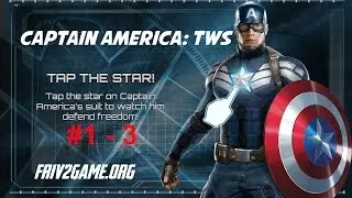 Captain America: TWS Level 1-3 gameplay walkthrough