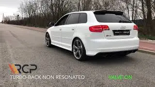 Audi RS3 8P 2.5 TFSI | RCP Exhausts | Turbo-Back Exhaust