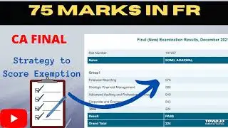 CA FINAL- MY FR PREPARATION STRATEGY || HOW I SCORE 75 MARKS IN 1st ATTEMPT || Only Voiceover
