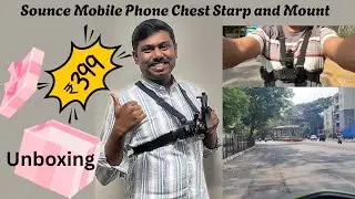 Unboxing Sounce Mobile Phone Chest Strap and Mount#unboxing #gadgetunboxing #vlogginggear