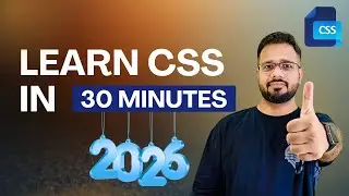 CSS Crash Course in 30 Minutes | From Basics to Flexbox | Beginner Friendly
