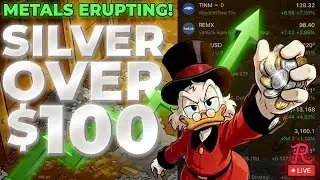 SILVER LIVE : XAG $100! GOLD CLOSING IN ON $5000! METALS NUCLEAR