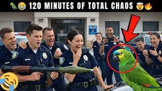 Fearless Parrot Trolls Everyone in Sight - Cops React, Vets Shocked, Nurses Flustered 🦜