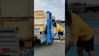 Hydraulic Stacker, Very efficient for pallet handling from truck