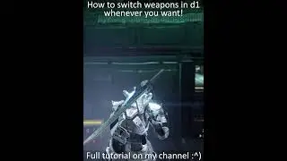 How to switch weapons during a twilight garrsion dash in Destiny 1 #shorts