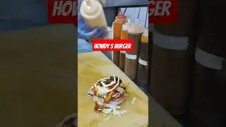 howdy Lahore burger #burgerking #cheesburger