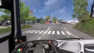 Euro Truck Simulator - Map 7 Gameplay Mountain Alps [Bus Mod] Iveco Evadys
