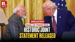 India-US Release Interim Joint Statement On The Historical Bilateral Trade Agreement | Trump | Modi
