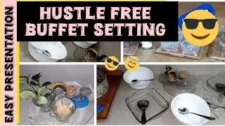 Buffet Table Setting Presentation | How to set a Buffet table at home | AllSet Lifestyle