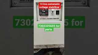 10 kva automatic voltage stabilizer 90v. to 290v.|#Short|Skill development