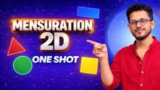 One Shot 🎯Complete Mensuration 2D(পরিমিতি) revision for SSC RAILWAY |  by Prasun Sir #prasunmaths