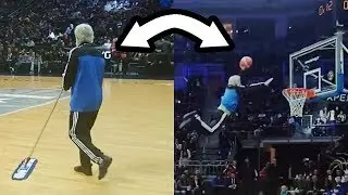 Basketball PROFI VERKLEIDET als ALTER OPA!