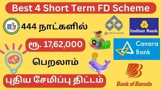 💰 Лучшие 444 дня FD 2025 Canara против Indian против IOB против BOB. Сравнение самых интересных в...
