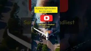 A Jet crashed because of fog and broken lights | San Diego tragedy |  #SanDiegoJetCrash #shorts