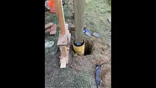Repair Rotted Post on Pole Barn by yourself