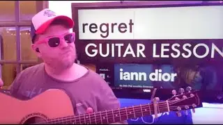 How To Play regret - Iann Dior Guitar Tutorial (Beginner Lesson!)