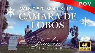 Câmara de Lobos Winter POV Walk 🇵🇹 | January on Madeira’s Coast (No Commentary, Real Experience)