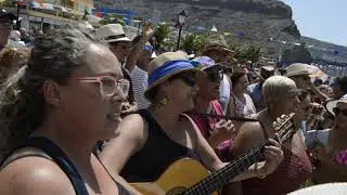 Canciones a la Virgen del Carmen en Mogán, Gran Canaria, 