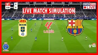 Real Oviedo vs Barcelona LIVE ⚽ LaLiga 2025/26 - Round 6 ⚽ eFootball PES 2021