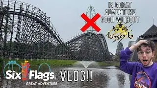 First Time at Six Flags Great Adventure!! | Is it Worth Visiting WITHOUT Kingda Ka??