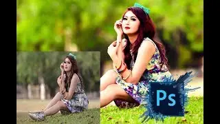 Best Photo Retouching Photoshop Tutorial -Outdoor Portrait Retouching