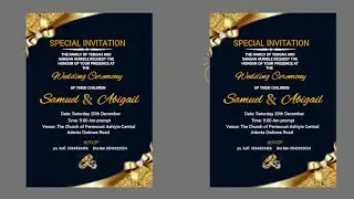How to Design a Stunning Wedding Invitation Card on Android | PixelLab Full Tutorial