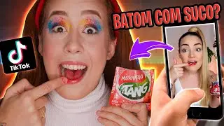TESTANDO TRUQUES DE MAKE DO TIKTOK #3 | AMEI MUITO ESSA MAKE! ♥