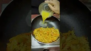Egg Pasta Recipe #shorts #food #fry #cooking