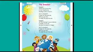V STD - ENGLISH - POEM - THE DREAMER