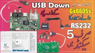 USB Down Option Used as a Professional Method to Downgrade  Software of Gx6605s with Loader RS232