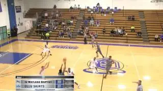 OLLU'S Joe Jackson dunk against No. 12 Wayland Baptist