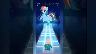 Rainbow Dash Tiles Hop #short #music #game