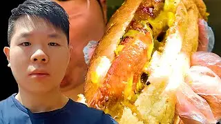Massive Russian Sausage Garlic Bread | Cream Cheese, Jalape&ntilde;os & Nando&rsquo;s Sauce Combo! 🔥