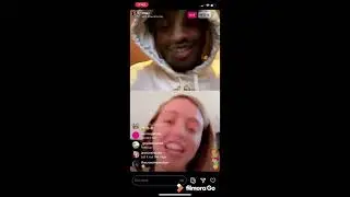 Lil Tjay And Woah Vicky Flirting On IG Live