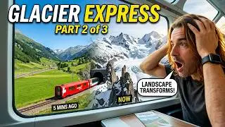 It only gets BETTER riding along Glacier Express! This is Part 2 of our Train Vlog / Europe Vlog 12.